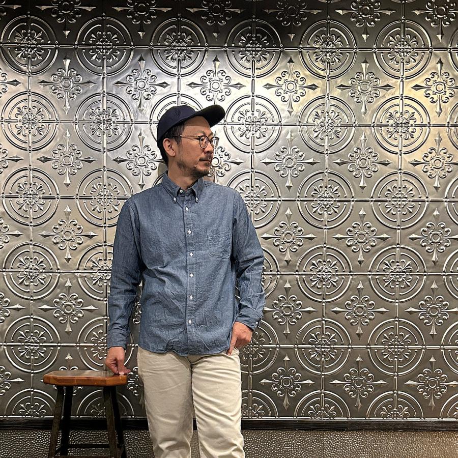 KEATON CHASE USA キートンチェイスユーエスエー シャンブレー ボタンダウンシャツ 日本製 | KEATON CHASE | 17