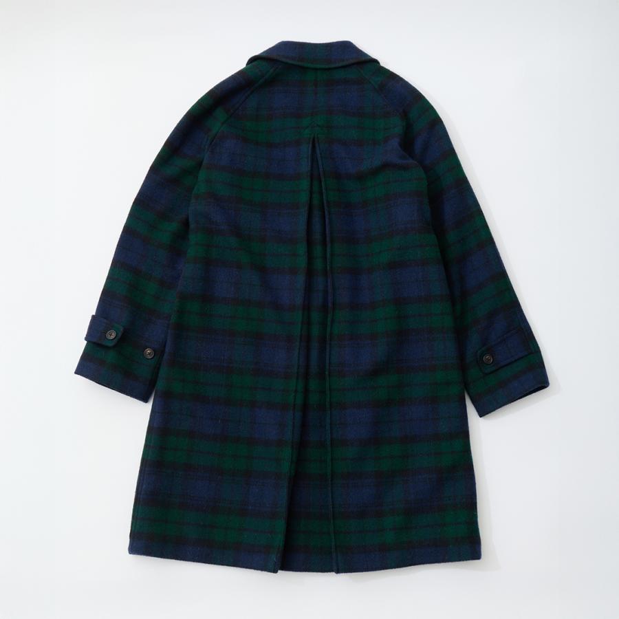 D.C. WHITE ディーシーホワイト  ペンシルベニア ウールリッチ バルマカンコート 日本製 | D.C.WHITE | 10