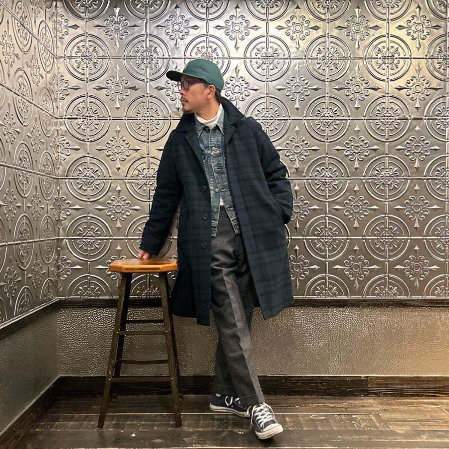 D.C. WHITE ディーシーホワイト  ペンシルベニア ウールリッチ バルマカンコート 日本製 | D.C.WHITE | 13