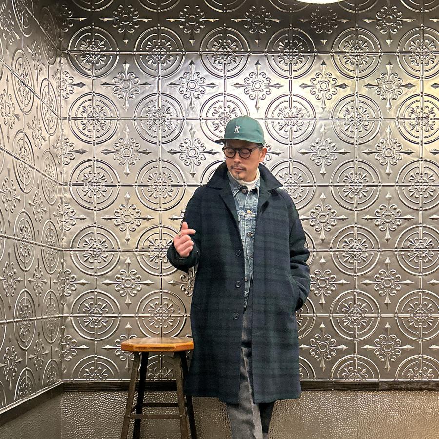 D.C. WHITE ディーシーホワイト  ペンシルベニア ウールリッチ バルマカンコート 日本製 | D.C.WHITE | 14