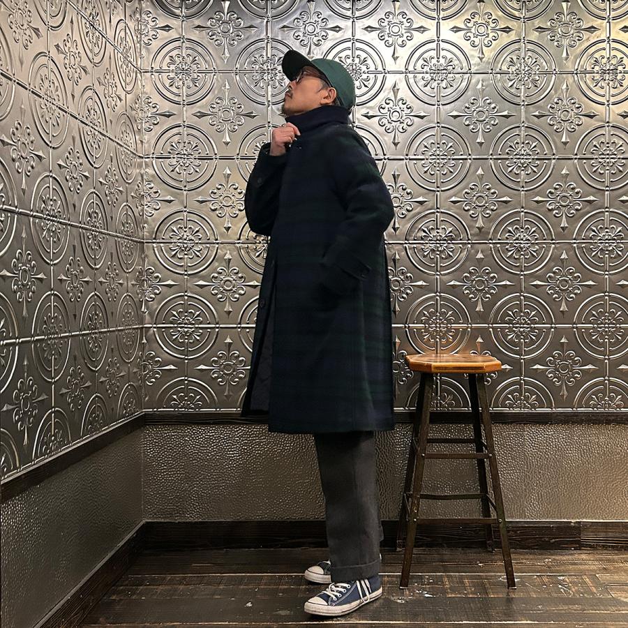 D.C. WHITE ディーシーホワイト  ペンシルベニア ウールリッチ バルマカンコート 日本製 | D.C.WHITE | 18