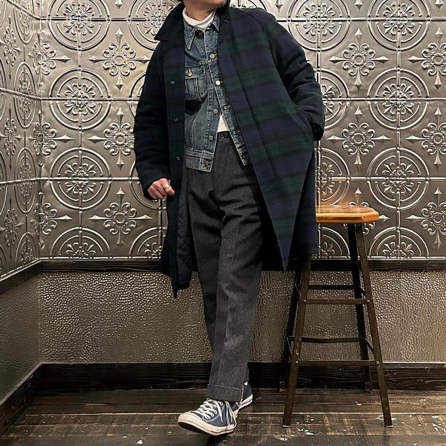 D.C. WHITE ディーシーホワイト  ペンシルベニア ウールリッチ バルマカンコート 日本製 | D.C.WHITE | 19