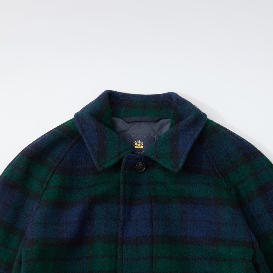 D.C. WHITE ディーシーホワイト  ペンシルベニア ウールリッチ バルマカンコート 日本製 | D.C.WHITE | 02