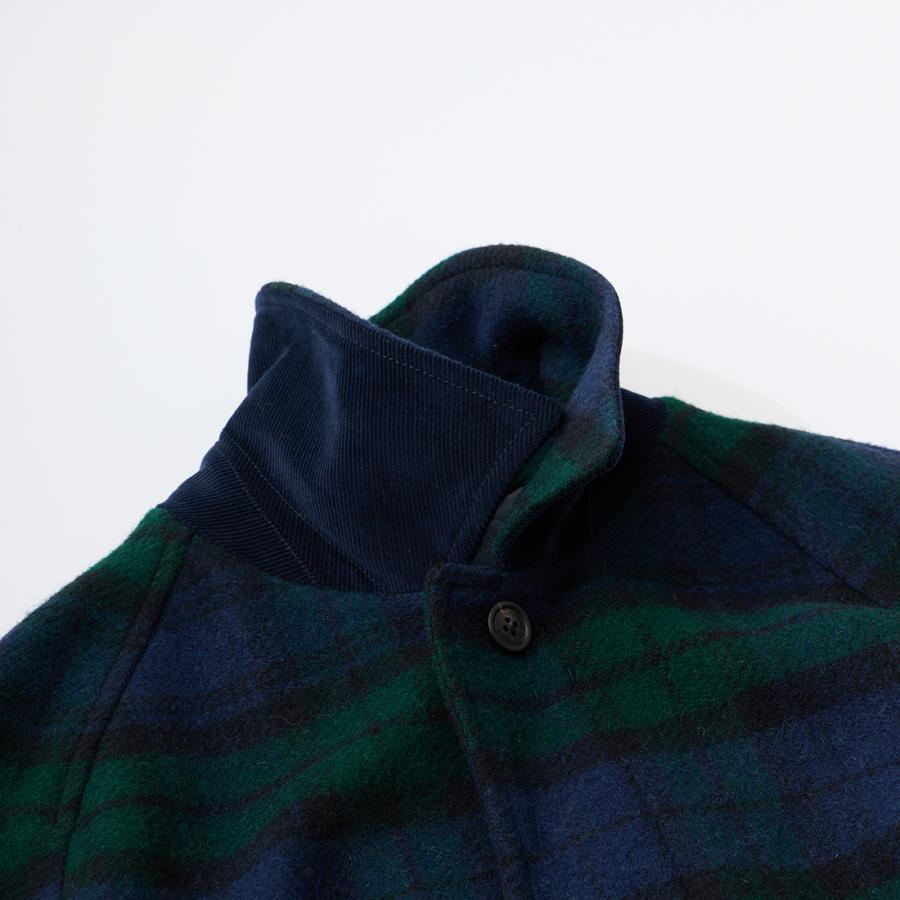 D.C. WHITE ディーシーホワイト  ペンシルベニア ウールリッチ バルマカンコート 日本製 | D.C.WHITE | 03