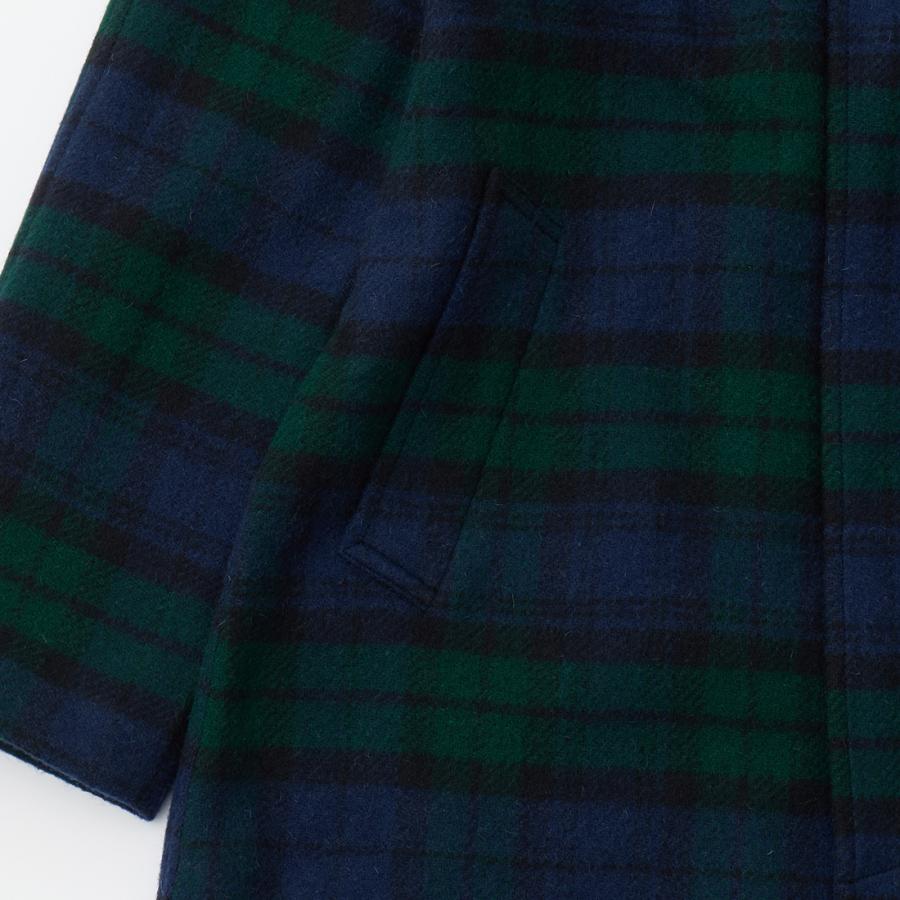 D.C. WHITE ディーシーホワイト  ペンシルベニア ウールリッチ バルマカンコート 日本製 | D.C.WHITE | 04