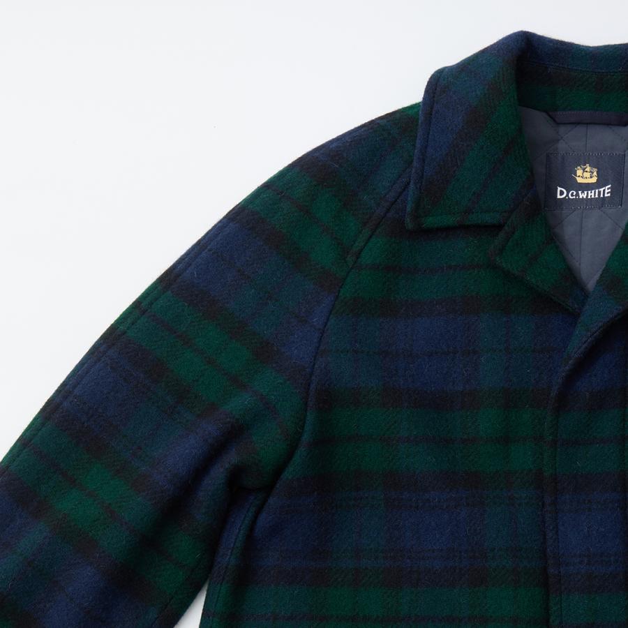 D.C. WHITE ディーシーホワイト  ペンシルベニア ウールリッチ バルマカンコート 日本製 | D.C.WHITE | 05