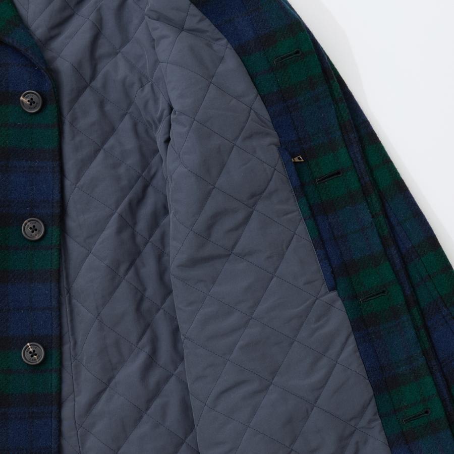 D.C. WHITE ディーシーホワイト  ペンシルベニア ウールリッチ バルマカンコート 日本製 | D.C.WHITE | 07