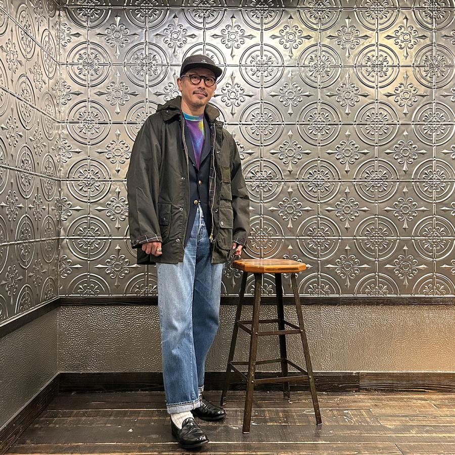 BARBOUR バブアー モディファイド ソルウェイ ワックスジャケット メンズの画像