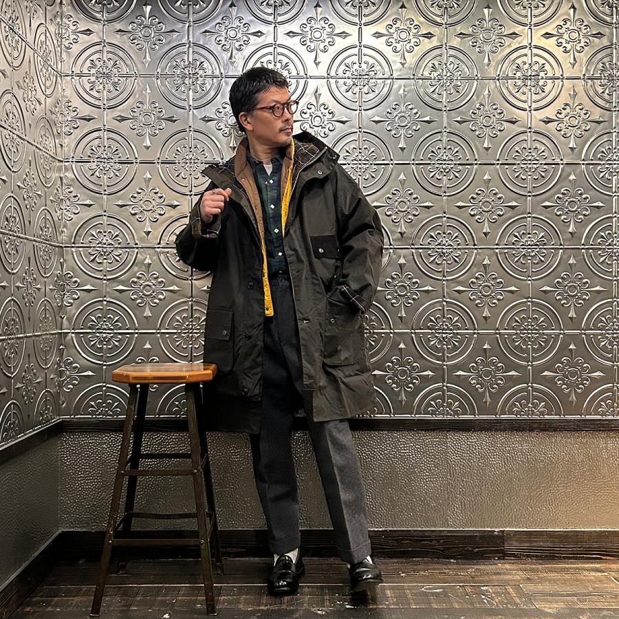 Barbour（バブアー） ソルウェイ トレンチワックスコート メンズ
