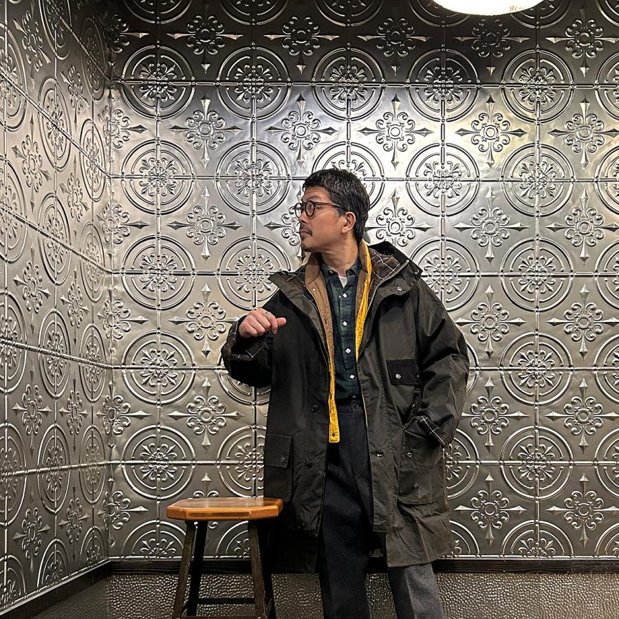 Barbour（バブアー） ソルウェイ トレンチワックスコート メンズ