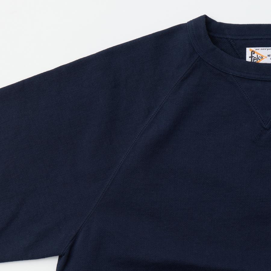 FELCO（フェルコ） 16オンス インレイ ラグラン スウェット クルー
