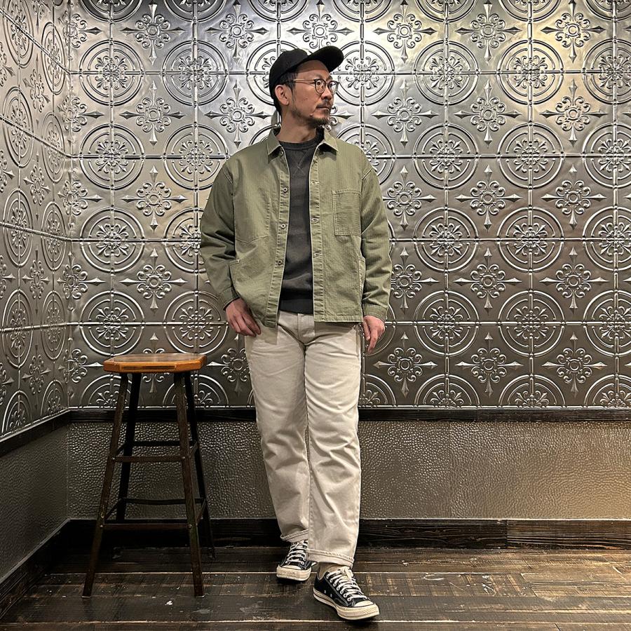 ★7W3 POST OVERALLS ミリタリージャケット　USA製 M 古着 POST O'ALLS（ポストオーバーオールズ） POST OVERALLS USMC 1930's