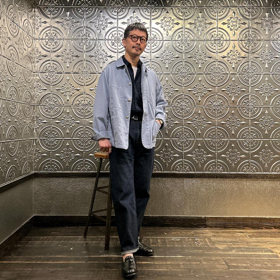 POST O’ALLS POST OVERALLS ナイロンカバーオール L美品 POST O'ALLS（ポストオーバーオールズ） POST OVERALLS スウィートベア