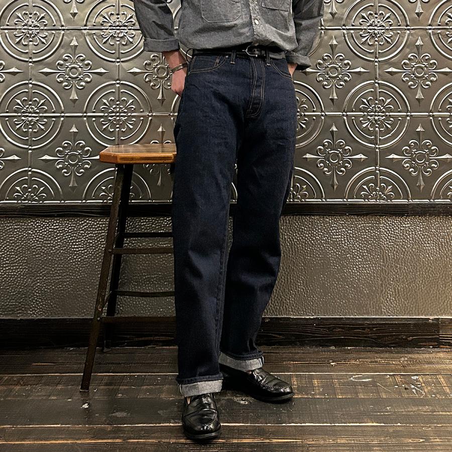 TELLASON テラソン  シンプソン 14オンス レギュラー ストレート ワンウォッシュ ジーンズ デニムパンツ アメリカ製の画像