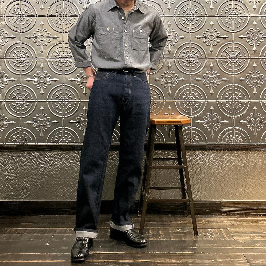 TELLASON テラソン  シンプソン 14オンス レギュラー ストレート ワンウォッシュ ジーンズ デニムパンツ アメリカ製の画像