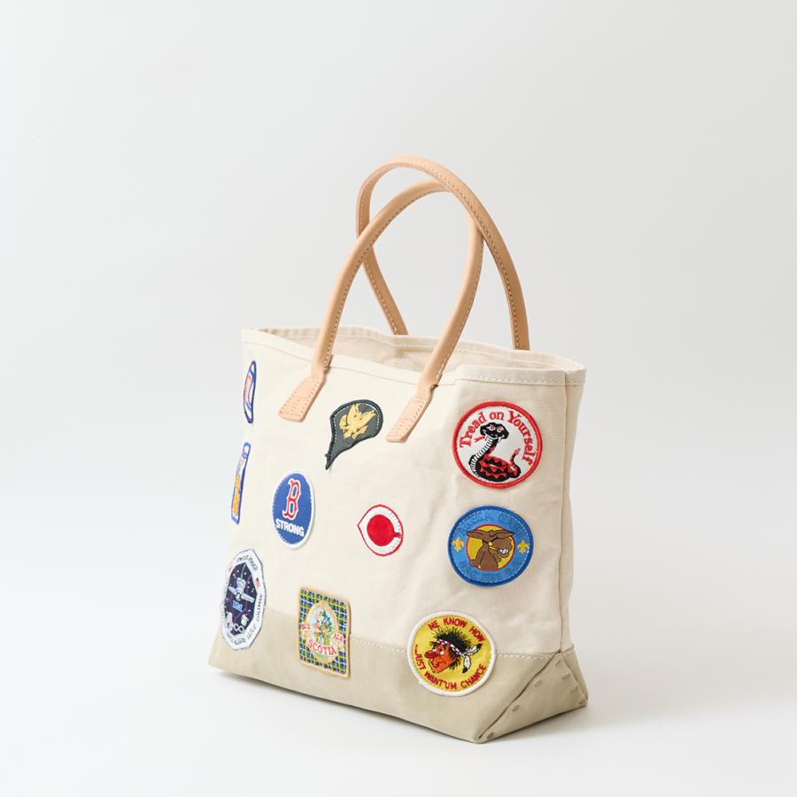 HERITAGE LEATHER トートバッグ ヴィンテージワッペン メンズ アメリカ製の画像