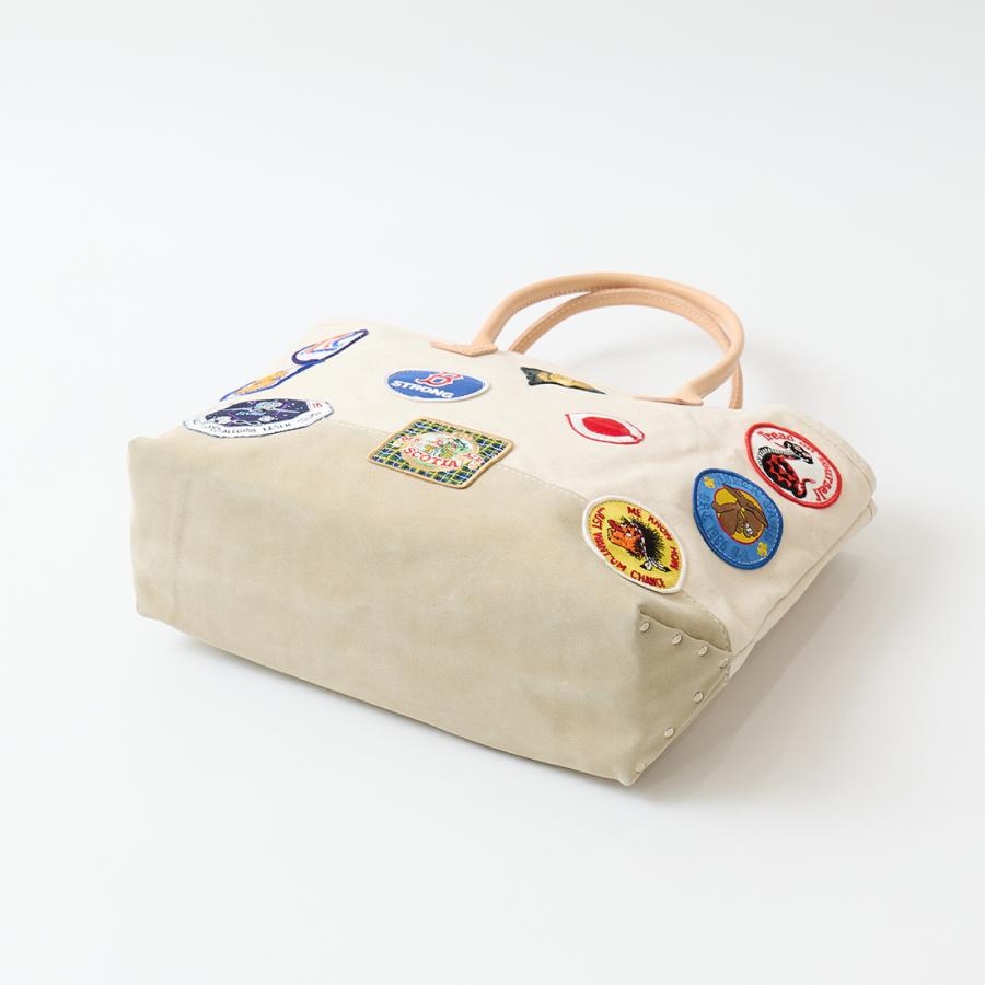 HERITAGE LEATHER トートバッグ ヴィンテージワッペン メンズ アメリカ製の画像