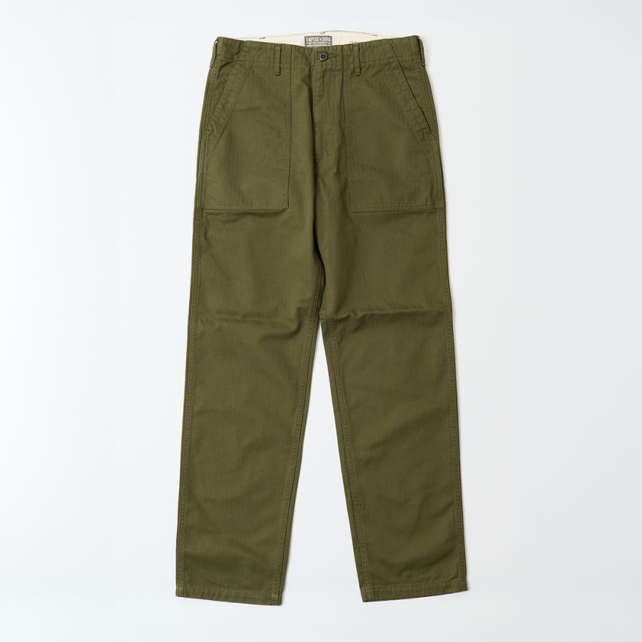 EMPIRE&SONS エンパイアアンドサンズ  ファティーグパンツ ヘリンボーン レギュラーフィット 日本製 | 