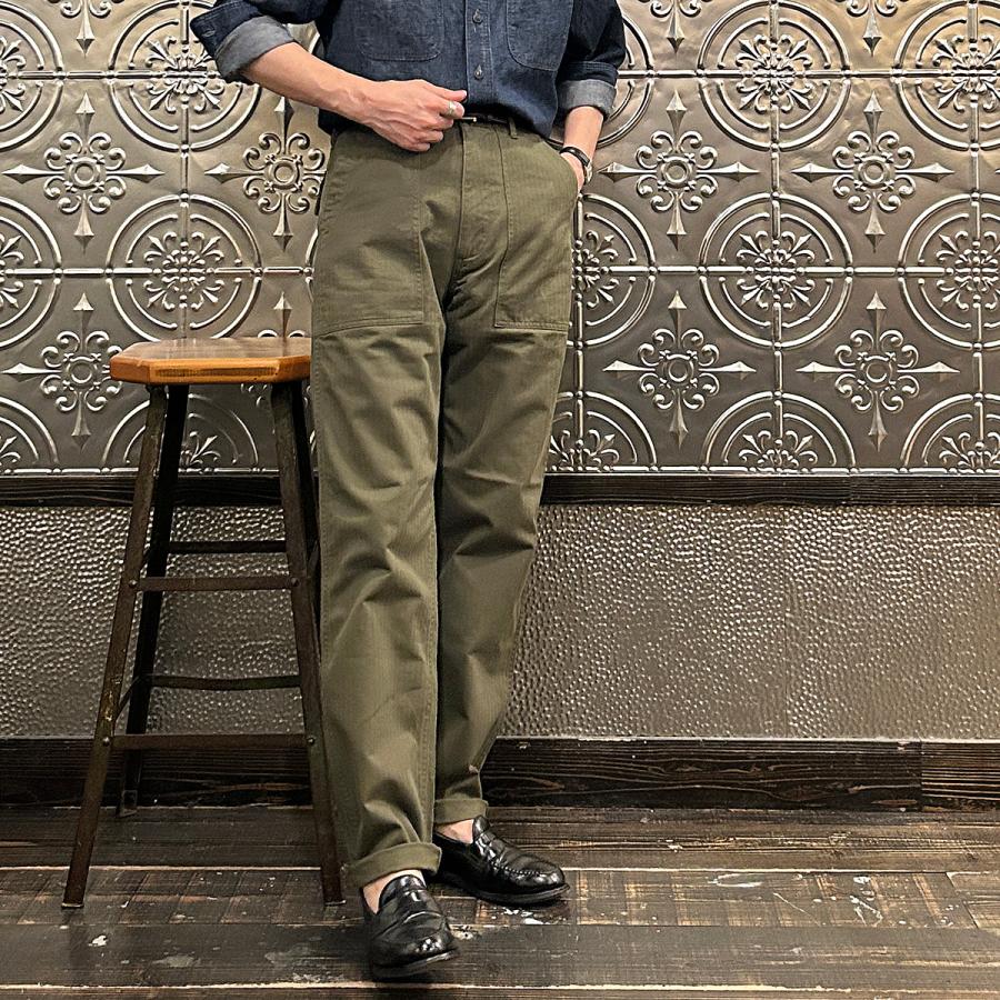 EMPIRE&SONS エンパイアアンドサンズ  ファティーグパンツ ヘリンボーン レギュラーフィット 日本製 |  | 11