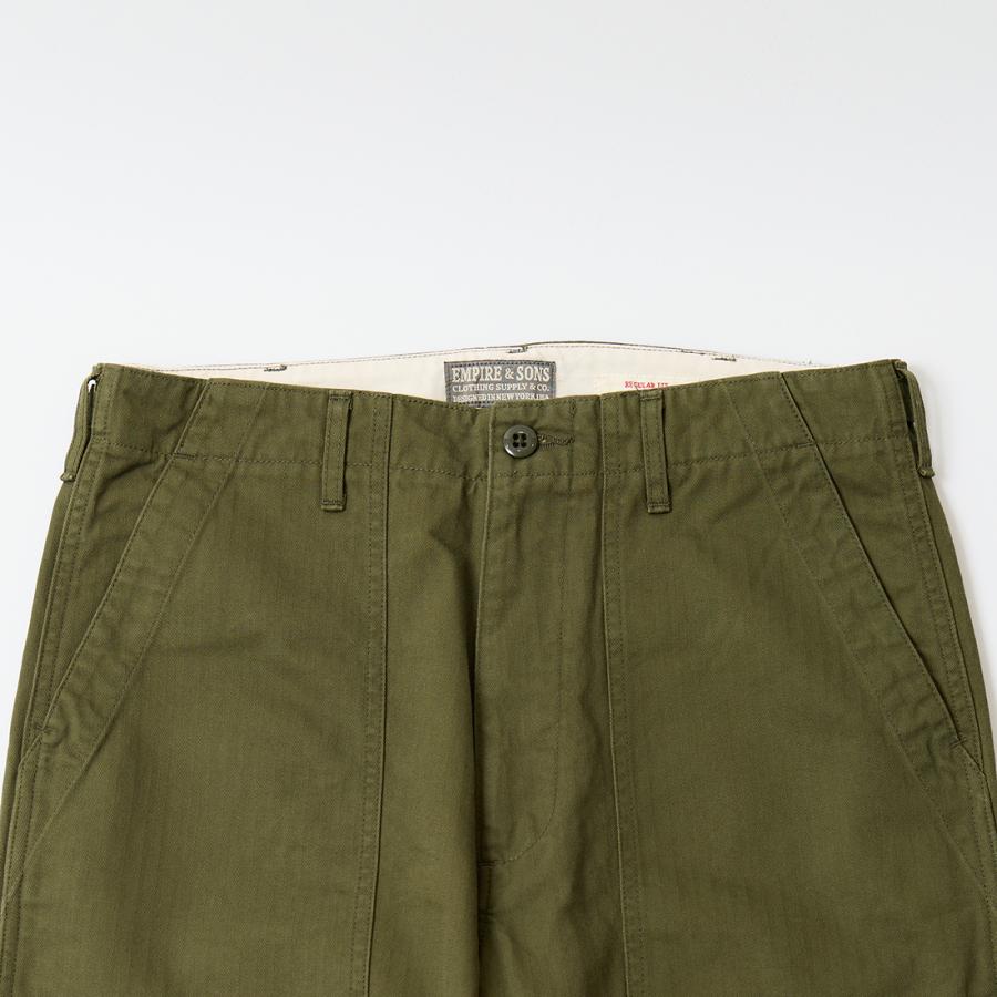 EMPIRE&SONS エンパイアアンドサンズ  ファティーグパンツ ヘリンボーン レギュラーフィット 日本製 |  | 01