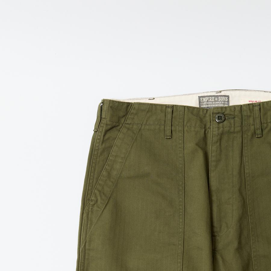 EMPIRE&SONS エンパイアアンドサンズ  ファティーグパンツ ヘリンボーン レギュラーフィット 日本製 |  | 02