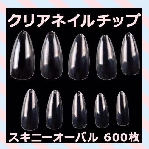 ネイルチップ 付け爪 練習 初心者 スキニー オーバル 600枚 透明 クリア 31 Chin エクスプレスマーケット本店 通販 Yahoo ショッピング