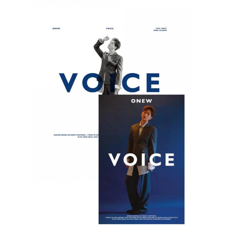 ONEW オニュ SHINee - 1st Mini Album Voice ランダムバージョン ONEW オニュ SHINee - 1st Mini Album Voice ランダムバージョン
