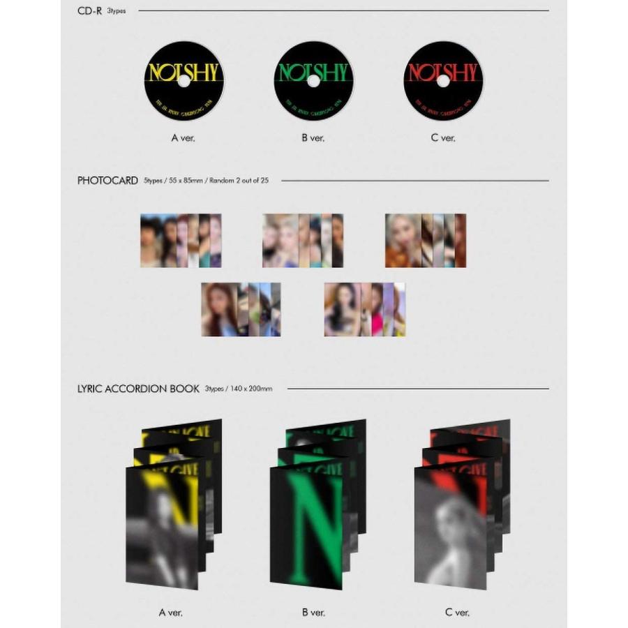 国内発送 ITZY - NOT SHY Mini Album バージョン選択可能 CD 韓国盤 