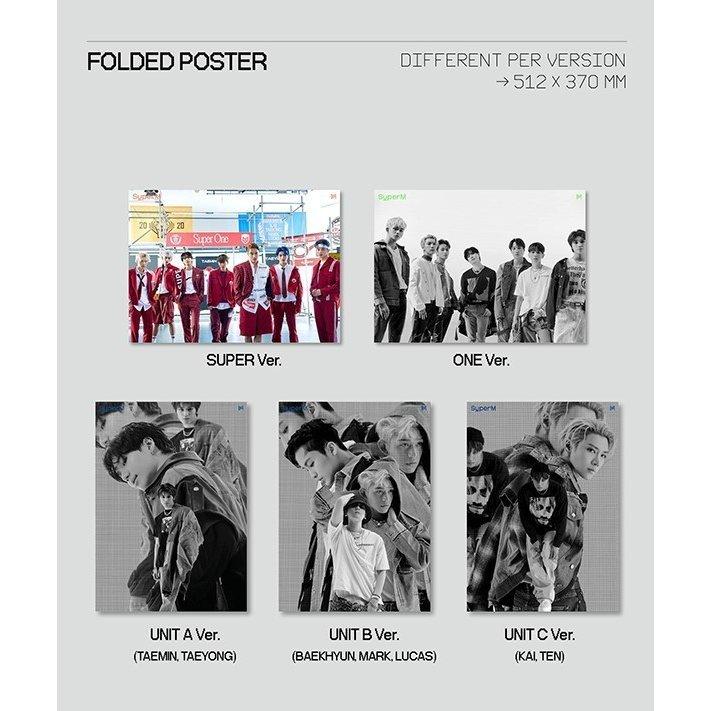 国内発送 SuperM - 1集 SUPER ONE 1st Album CD 韓国盤 バージョン選択