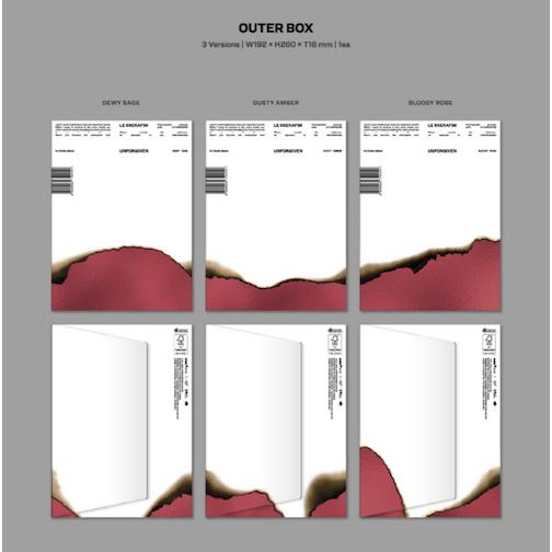 LE SSERAFIM - 1st Studio Album ' UNFORGIVEN PHOTOBOOK ver 韓国盤