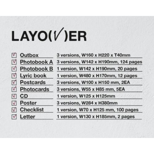 V - Layover 韓国盤 CD 公式 アルバム 3種選択 from BTS 韓国チャート