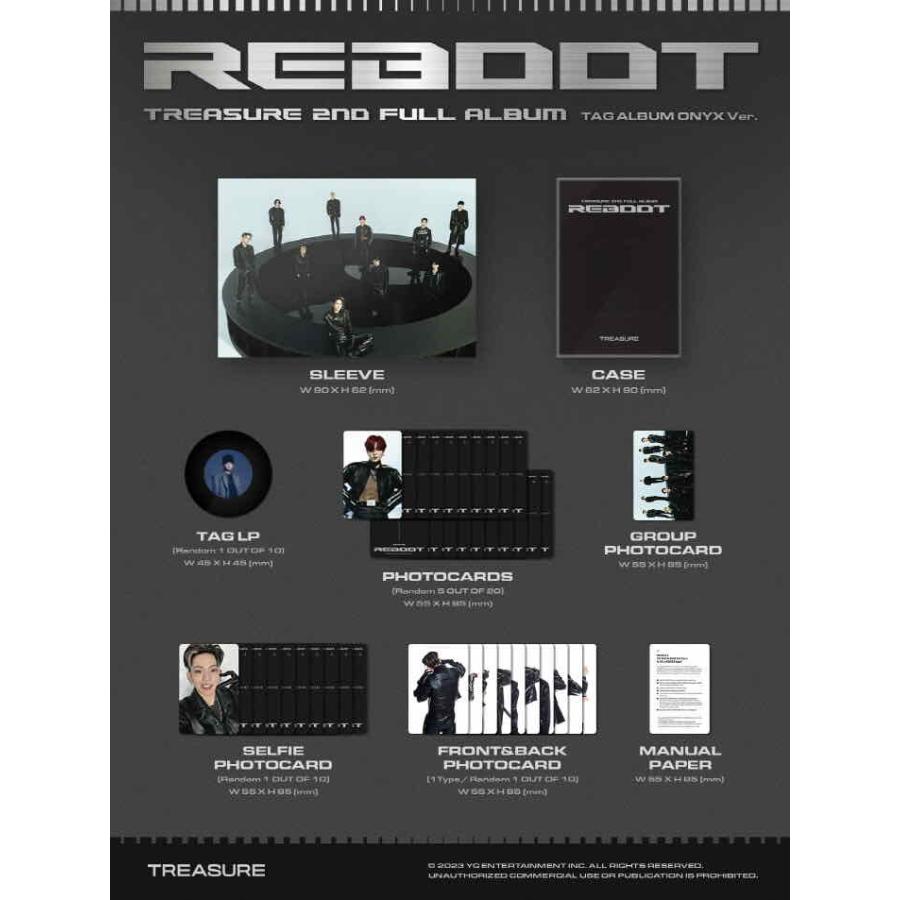 TREASURE - REBOOT 2ND FULL ALBUM : YG TAG 公式 アルバム 韓国 TREASURE - REBOOT 2ND FULL ALBUM : YG TAG 公式 アルバム 韓国