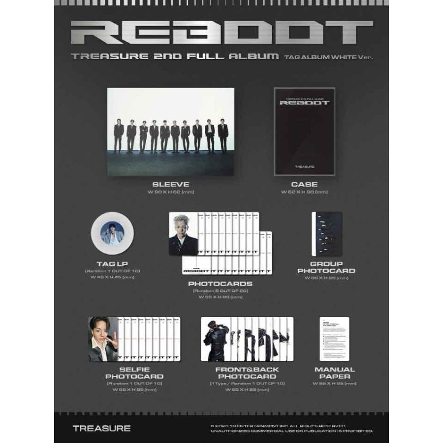 TREASURE - REBOOT 2ND FULL ALBUM : YG TAG 公式 アルバム 韓国 TREASURE - REBOOT 2ND FULL ALBUM : YG TAG 公式 アルバム 韓国
