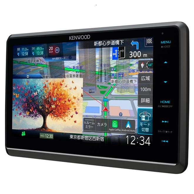 彩速ナビ MDV-M812F 8V型フローティングナビ 「Apple CarPlay