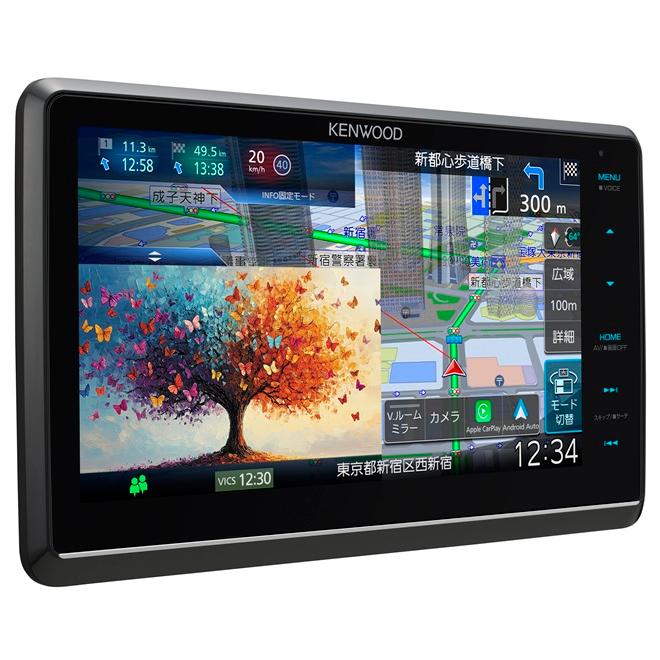 彩速ナビ MDV-M812F 8V型フローティングナビ 「Apple CarPlay