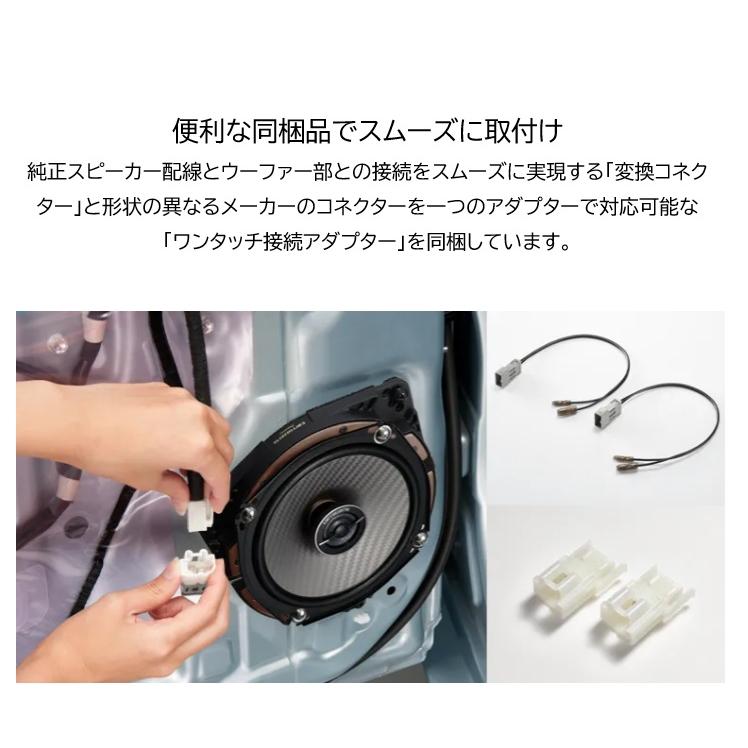 カロッツェリア TS-F1650 16cmコアキシャル2ウェイスピーカー