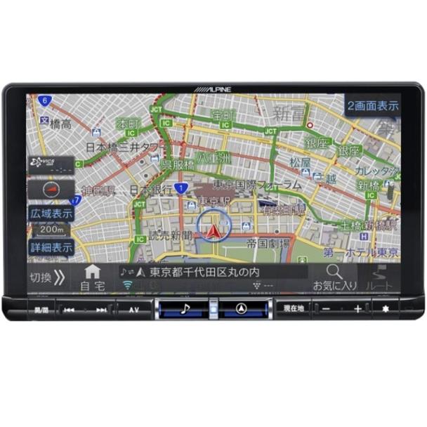 センチャ　ALPINE ビックX 9インチ　 X9NX2 ビッグX アルパイン X9NX2 9型カーナビ ビックX 最新地図データ