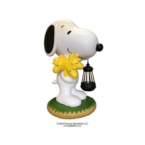 ソーラーランタン　防水　スヌーピーとウッドストック　PEANUTS　SNOOPY　KS-1202