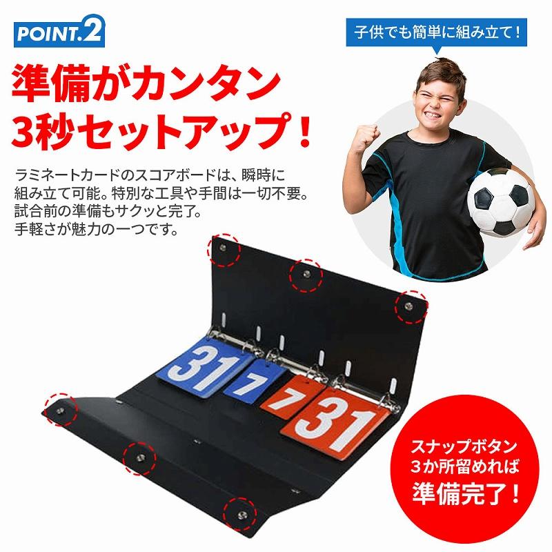 組み立て式スコアボード 手動式 コンパクト 軽量 多機能 スポーツ対応