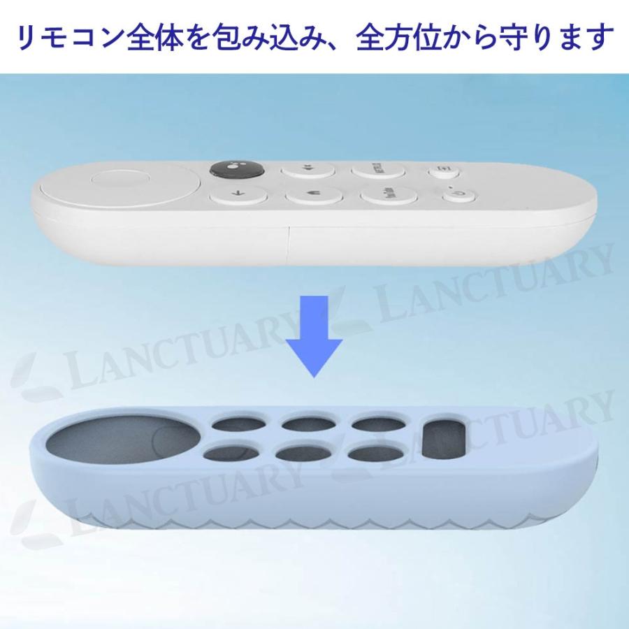 Google Chromecast リモコンカバー モノトーンカラー 蛍光カラー ぴったりサイズ 同色２個セット 防水性 衝撃吸収性 シリコン 発光性 シンプル 滑り止め｜expsjapan｜03