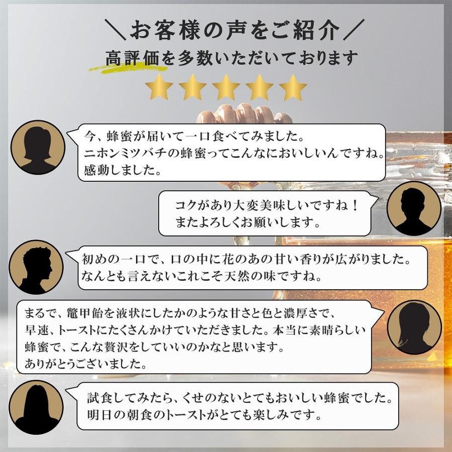 蜂蜜 国産 はちみつ 日本ミツバチ 300ｇ プレゼント 百花蜂蜜 産地直送 お祝い 内祝い グルメ 純粋 国産 健康 ニホンミツバチ ハニー 菌ちゃんげんきっこ｜expsjapan｜11