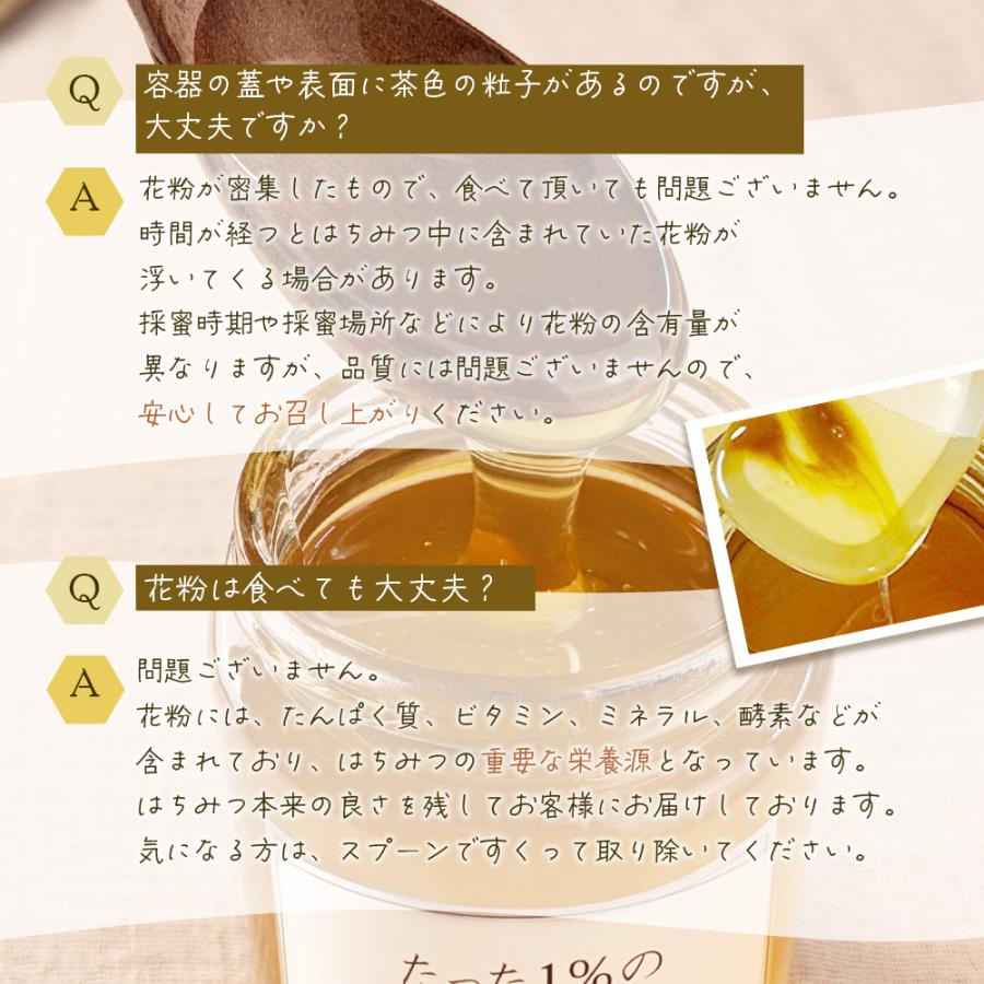 はちみつ 国産 日本みつばち たった1％ 百花ハニー プレゼント 生