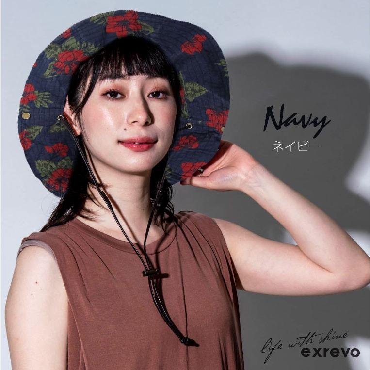 LUCIANNA（ルチアーナ） サファリハット 花柄 帽子 レディース