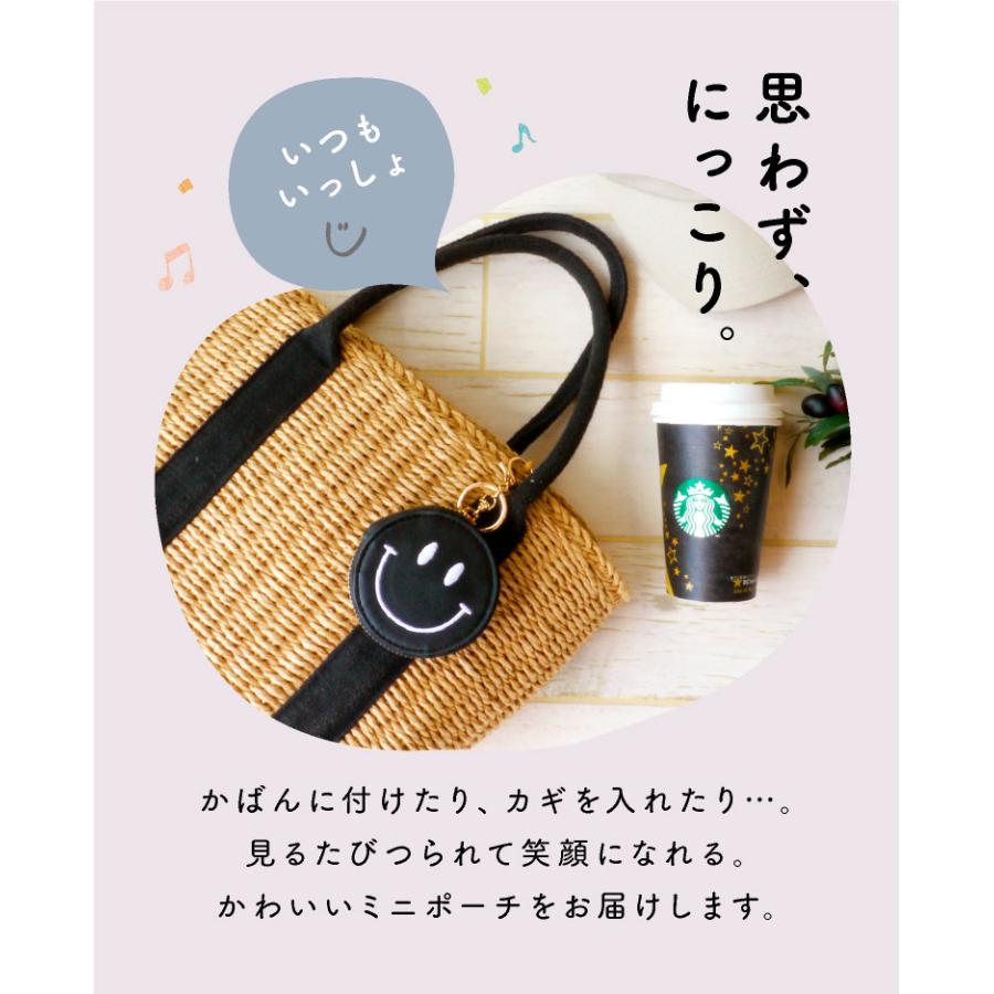 LUCIANNA スマイリー グッズ キーホルダー 雑貨 スマイル コインケース 