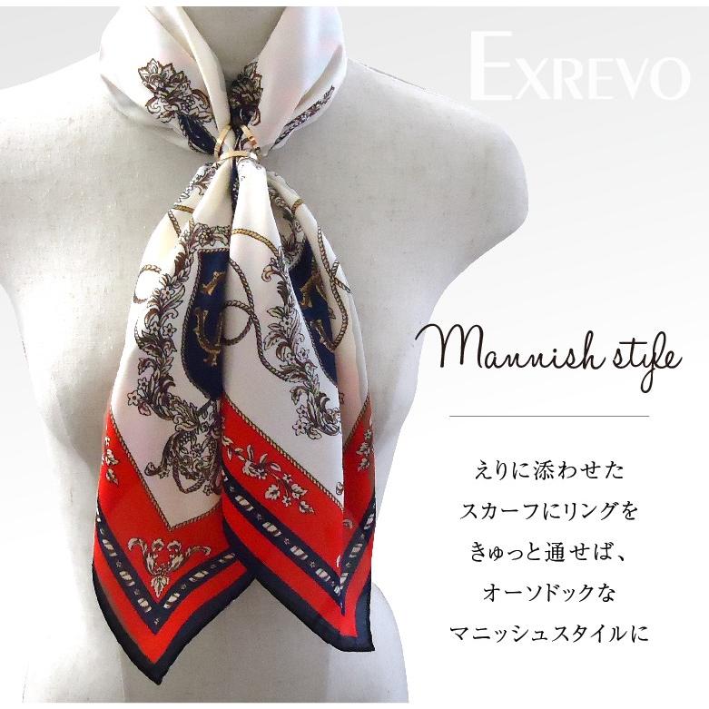 LUCIANNA スカーフリング ゴールド スカーフ留め シンプル メンズ