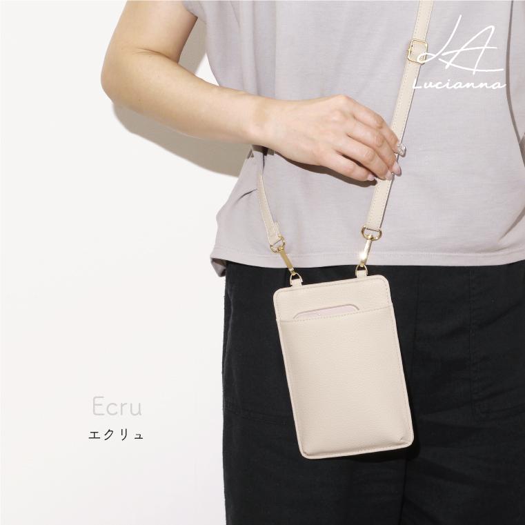 LUCIANNA（ルチアーナ） スマホポーチ スマホショルダー レディース