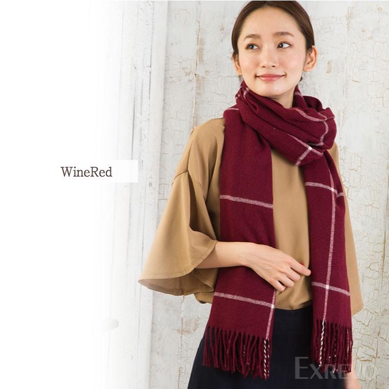 ストール チェック 大判 ウール マフラー 秋冬 薄手 暖かい ベージュ 男女兼用 レディース メンズ St 29 帽子のエクレボ ニット帽キャップ 通販 Yahoo ショッピング