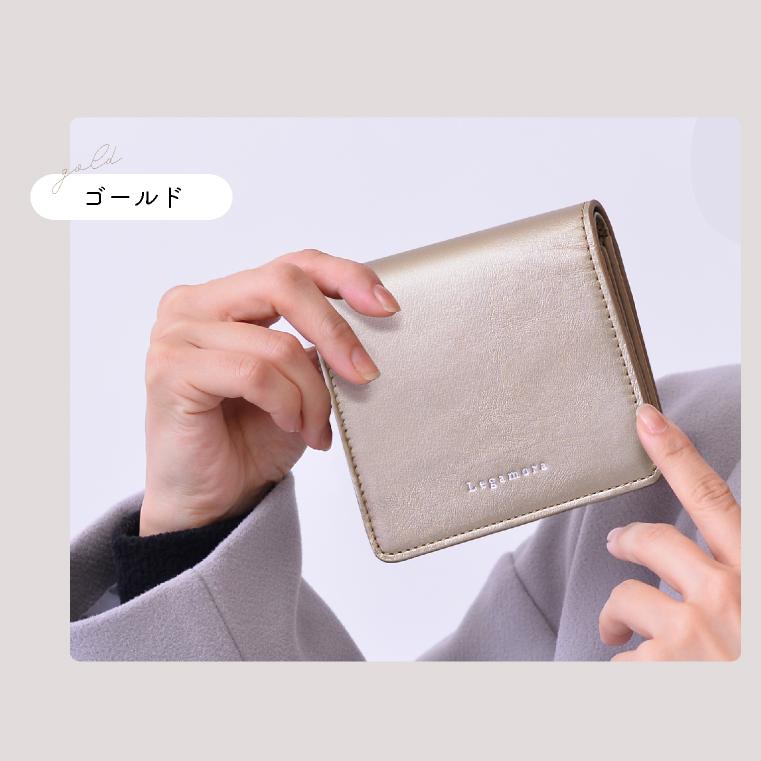 Legamora 財布 二つ折り 本革 レディース メンズ ボックス型 Legamora 財布 二つ折り 本革 レディース メンズ ボックス型