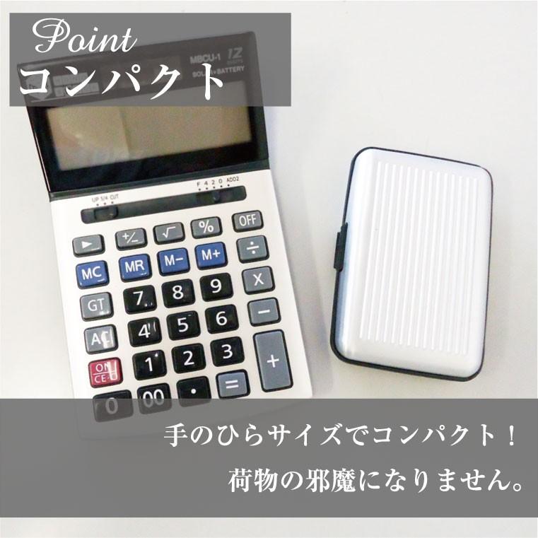LUCIANNA（ルチアーナ） トランク型 じゃばら アルミケース 名刺入れ