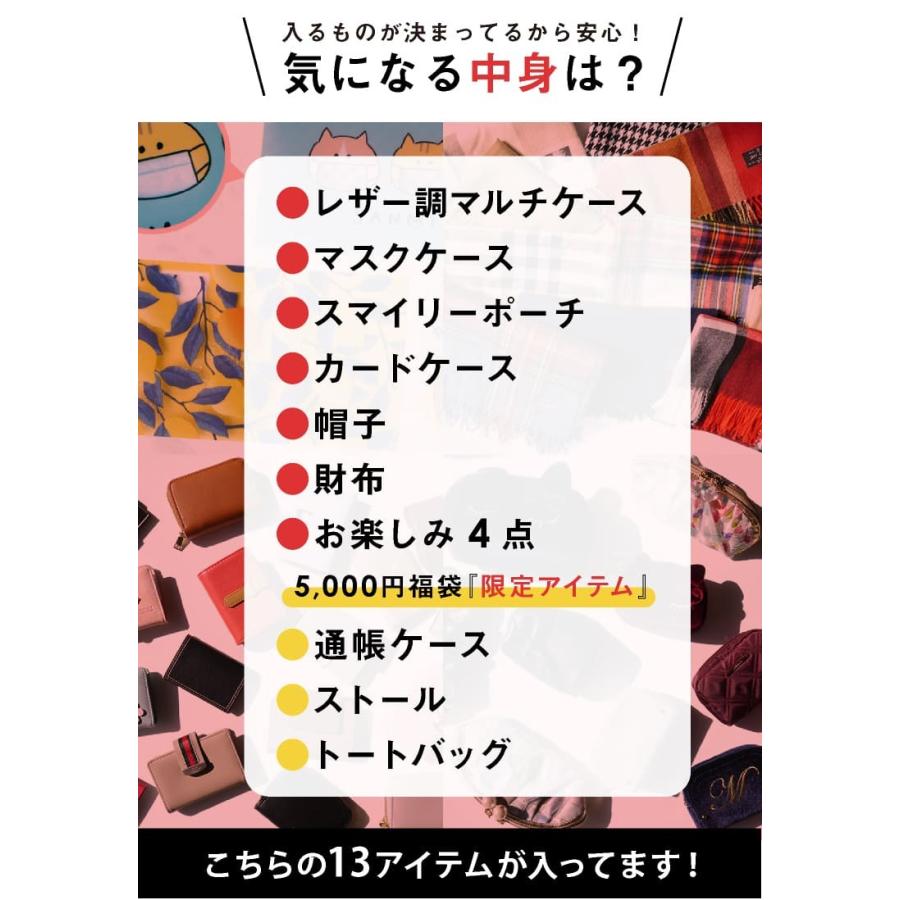 福袋 22 レディース 女の子 訳あり 13点 5000円 アウトレット ハッピーバッグ Fk 06 ファッション雑貨 小物のエクレボ 通販 Yahoo ショッピング